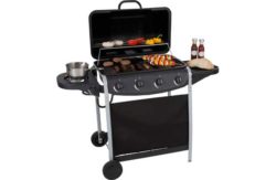 4 Burner Propane Gas BBQ with Side Burner